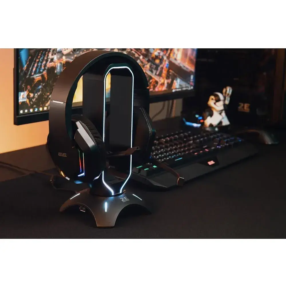 Навушники з мікрофоном 2E Gaming HG315 RGB USB 7.1 Black (2E-HG315BK-7.1) - фото 4