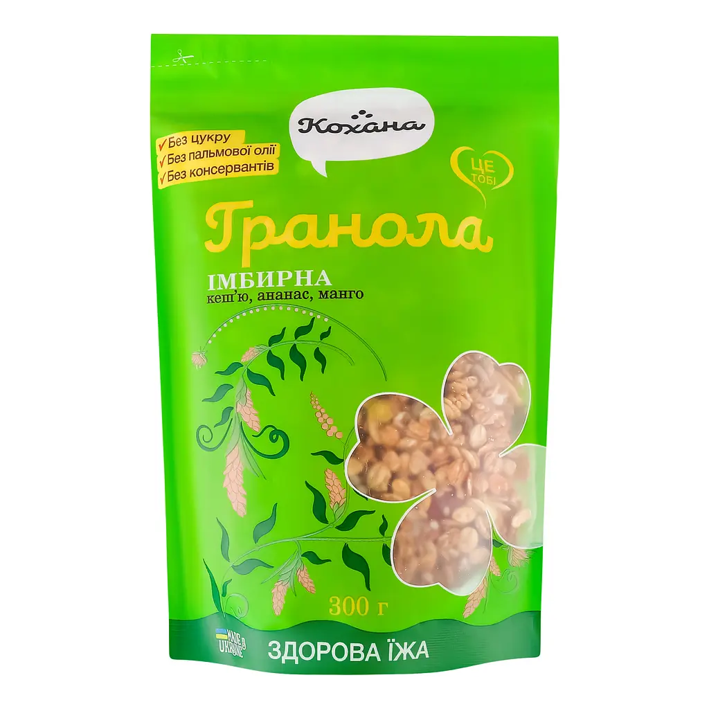 Гранола Кохана Имбирная 300 г (813612) - фото 2