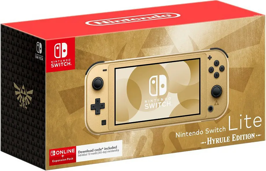 Портативна ігрова консоль Nintendo Switch Lite Hyrule Edition (0045496453893) - фото 3