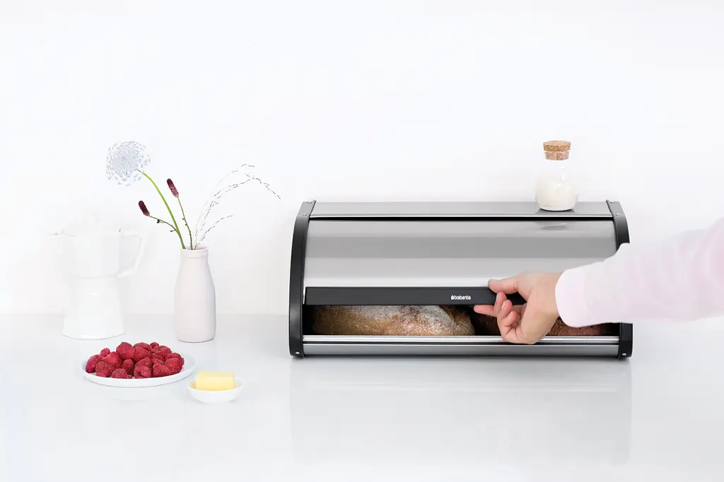 Хлібниця металева Brabantia Roll Top Bread Bin 44.5x26.2х17.3 см срібляста (299445) - фото 6