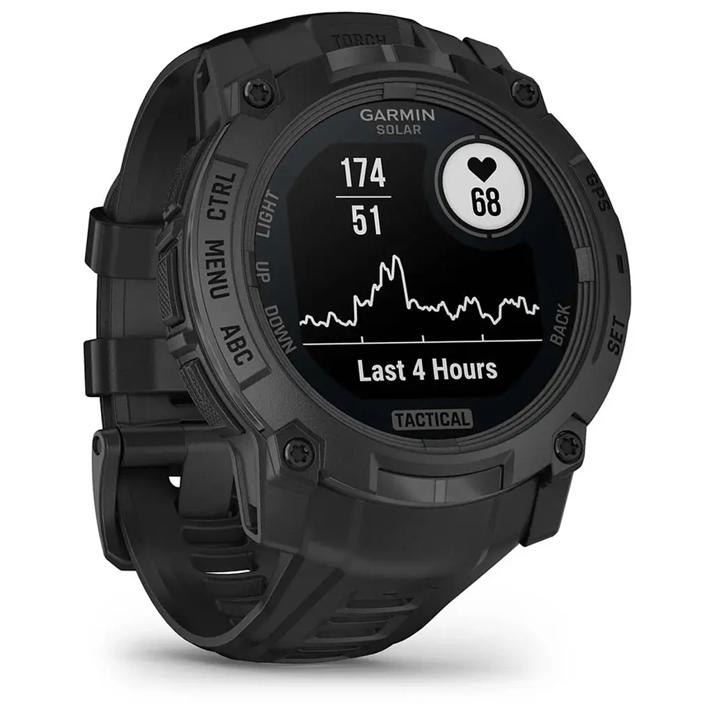 Смарт-годинник Garmin Instinct 3, Tactical, Solar, 50mm, Black,GPS смарт-годинник (010-02935-50) - фото 3