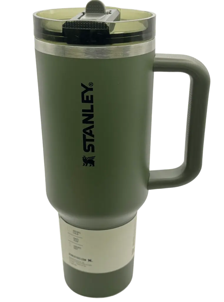 Термос термочашка Stanley Quencher ProTour Flip Straw Tumbler з нержавіючої сталі Олива 1,18 л KT7001974 - фото 9