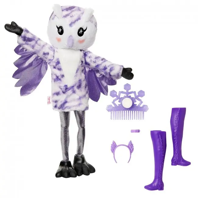 Кукла Barbie Cutie Reveal Зимний блеск, Совенок (HJL62) - фото 5