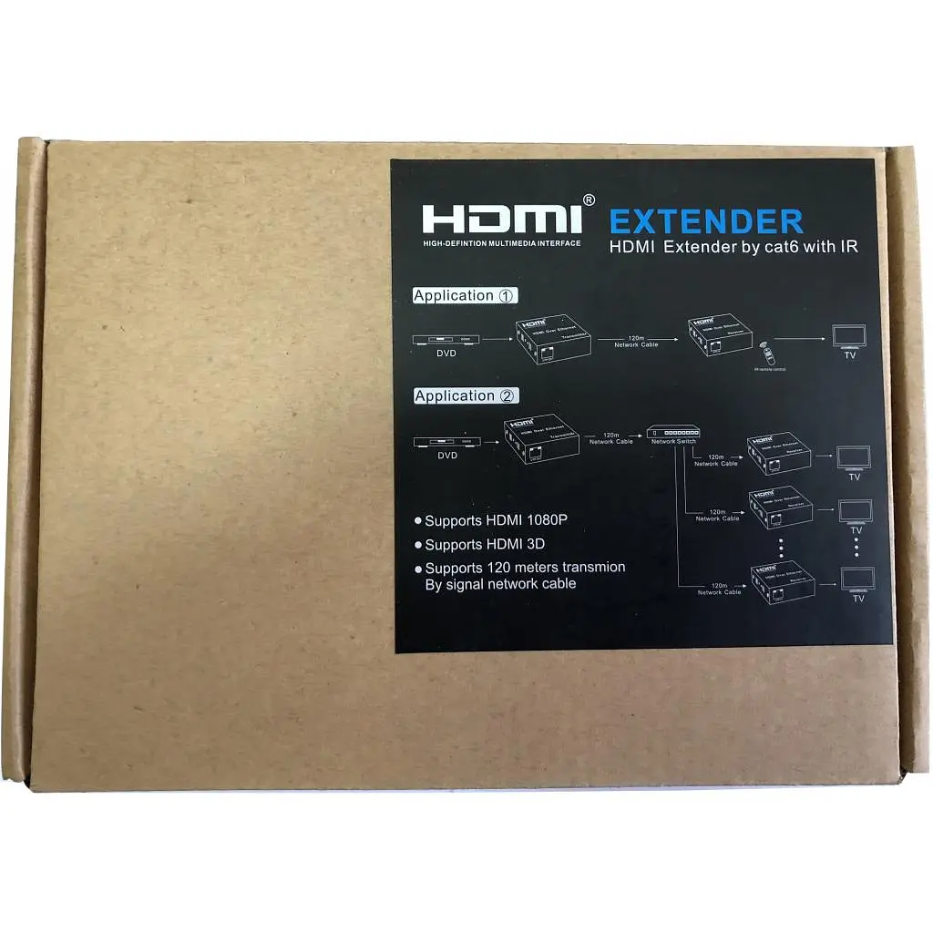 Адаптер Atcom HDMI extender 120 м (14157)