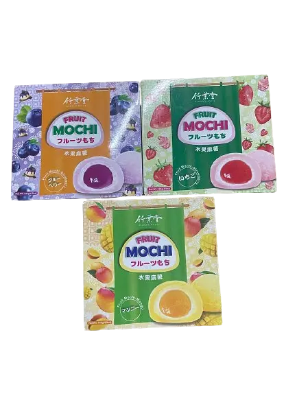 Японські моті Bamboo House Fruit Mochi Fruit Mochi Blueberry Чорниця 140г - фото 8