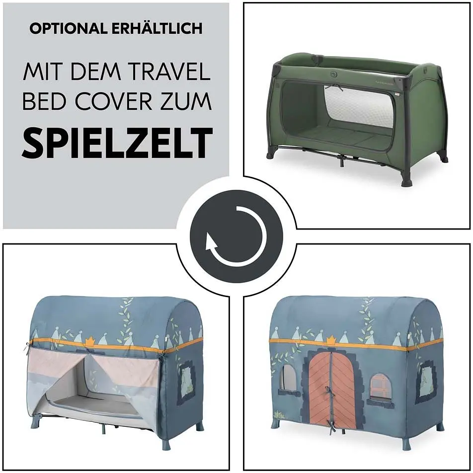 Дитячий манеж Hauck Play N Relax Dark Green - фото 3