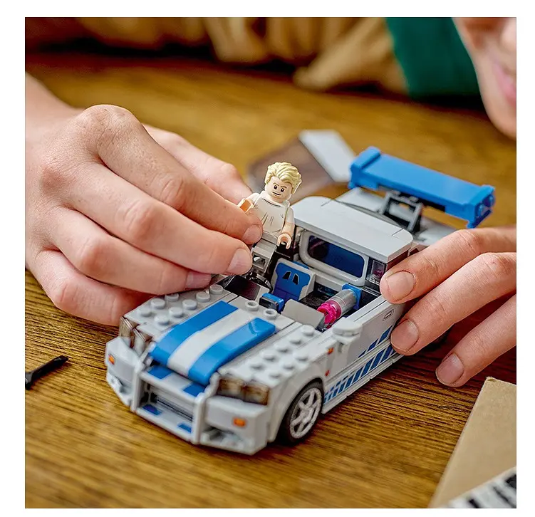 Конструктор LEGO Speed Champions «Подвійний форсаж» Nissan Skyline GT-R (R34), 319 деталей (76917) - фото 7