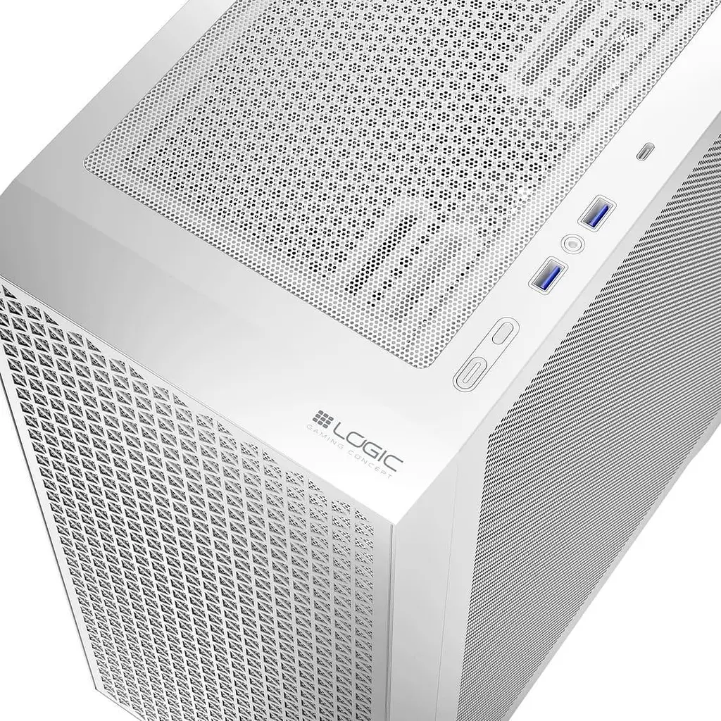 Корпус LogicConcept DART PRO MIDI WHITE MESH без БП (AT-DART-PRO-0000-20) - фото 2