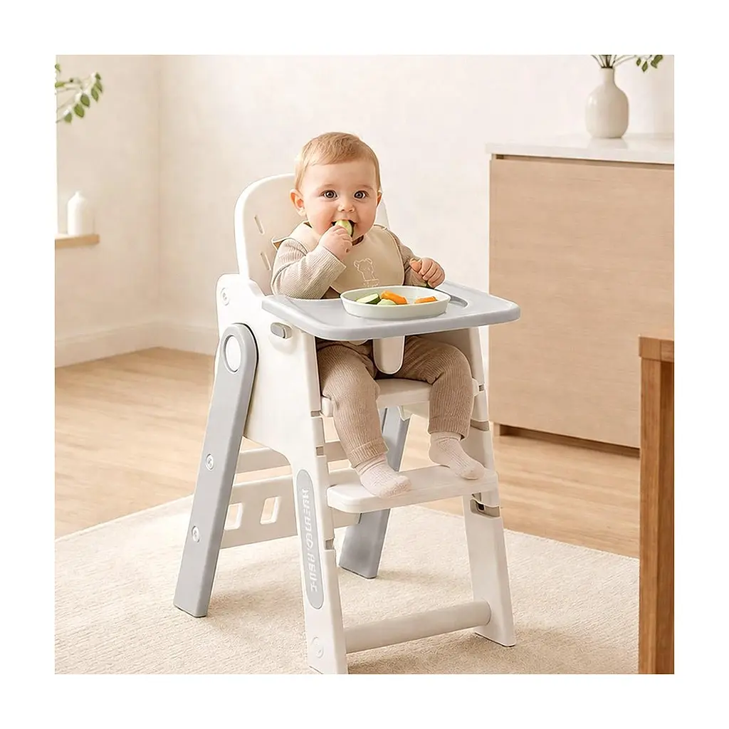 Стілець для годування Mealux Feedo White/Grey (KD-F033 White/Grey) - фото 4