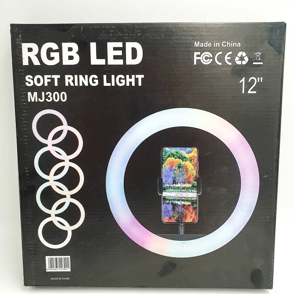 Кільцева LED лампа 30 см RGBW 8 кольорів зі штативом 210 см кільцеве світло підсвічування для фотографів блогерів тиктокерів візажистів - фото 14