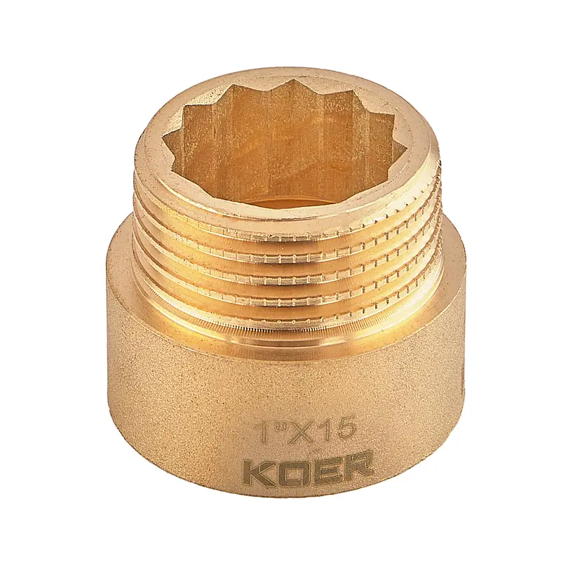Подовжувач Koer Kf.E10-15.Wn - 1"-15мм без нікелю KR5669 - фото 3