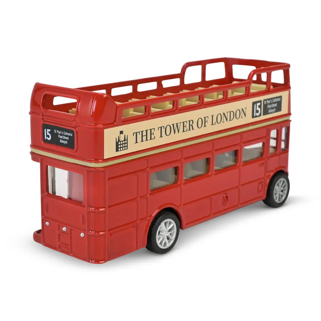 Іграшка Автобус металевий АВТОПРОМ Convertible Bus 10033 Червоний shop (6906231378274) - фото 3