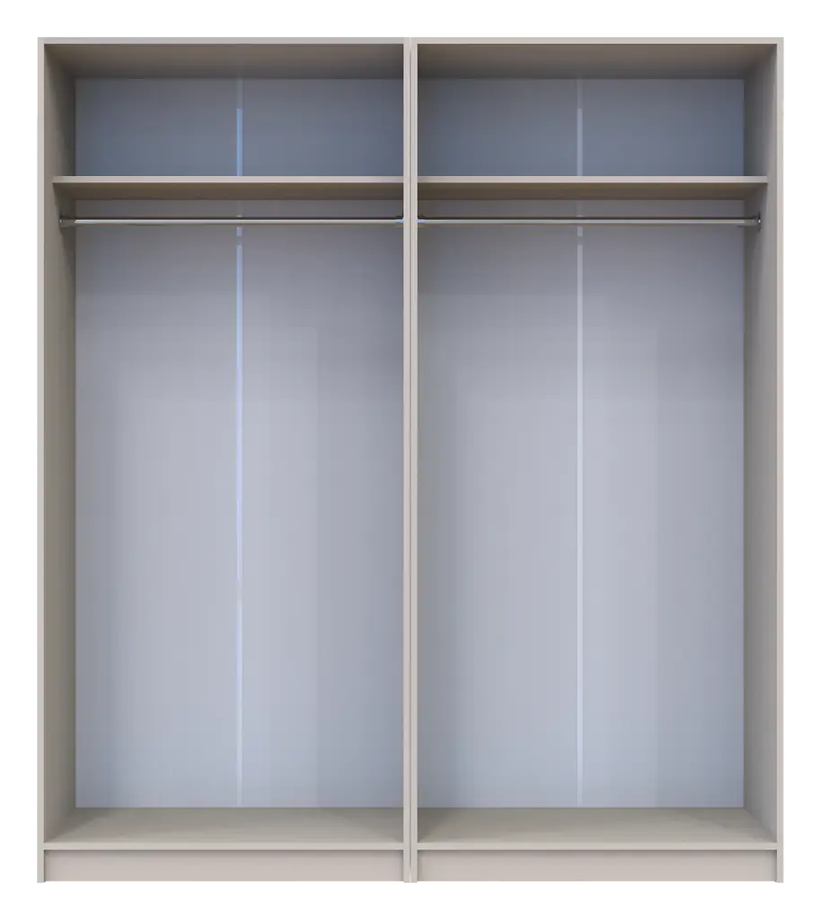 Шафа для одягу Doros Промо Кашемір 2+2 ДСП 180х48х204 (80737672) - фото 2