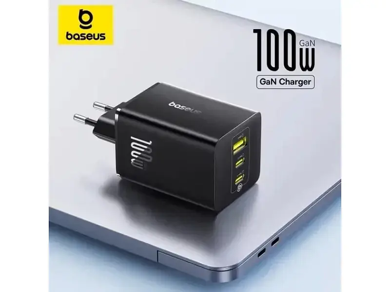 Мережевий зарядний пристрій BASEUS EnerFill FE11 100 W Black (P10182102123-00) - фото 2