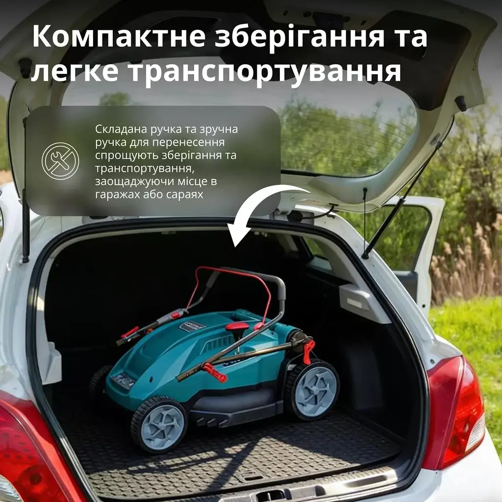 Konner & Sohnen Газонокосарка мережева KS 38LM16 1600Вт 38см 40л 25-75мм 13.2кг - фото 9