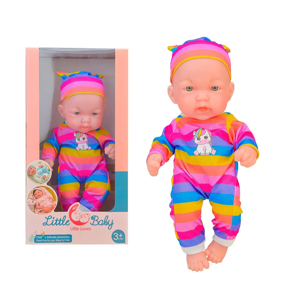 М'яка комбінована лялька-пупс Little loves у костюмі єдинорога (AD12308-C3)