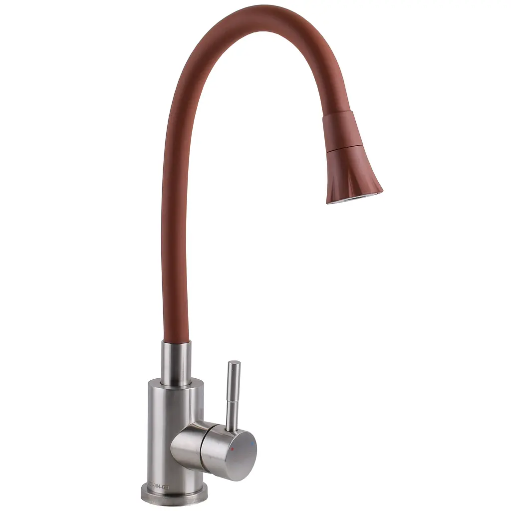 Змішувач для кухні Globus Lux Alpen SBT1-203SA-R10 Коричневий - фото 5