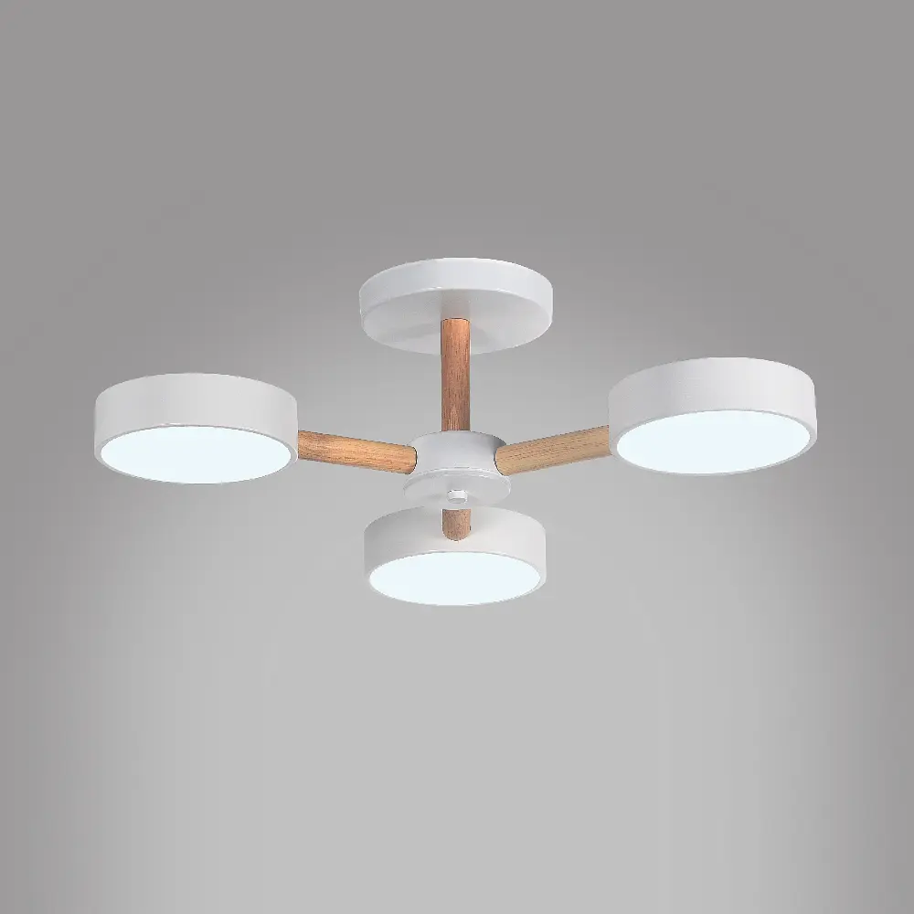 Светодиодная накладная люстра Ardero AL6193ARD SCANDY 40Вт белый - фото 3