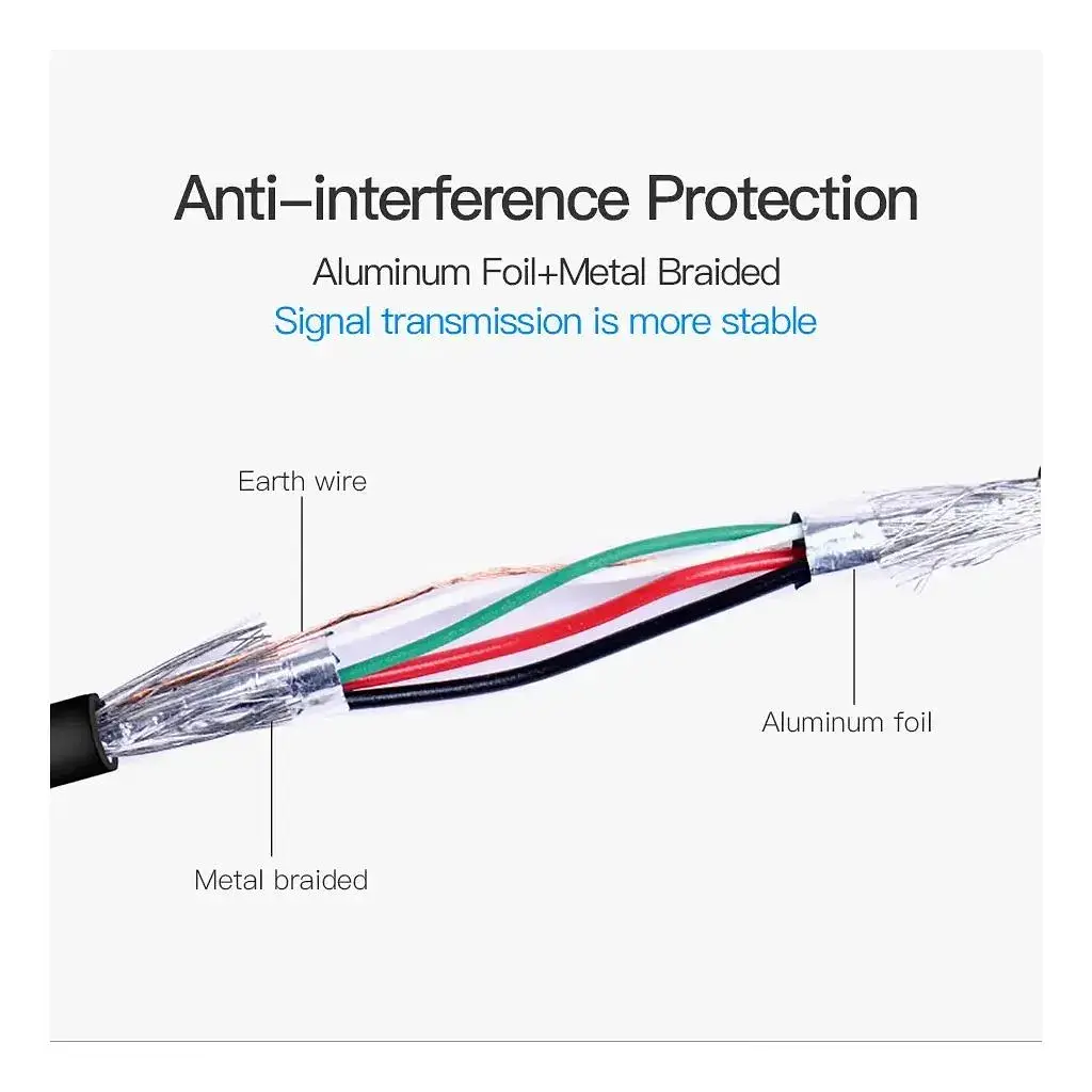 Кабель для принтера USB 2.0 AM/BM 2.0m black Vention (VAS-A16-B200) - фото 3