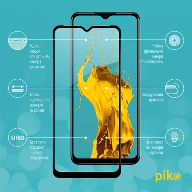 Скло захисне Piko Full Glue RealMe C35 (1283126531323) - фото 3