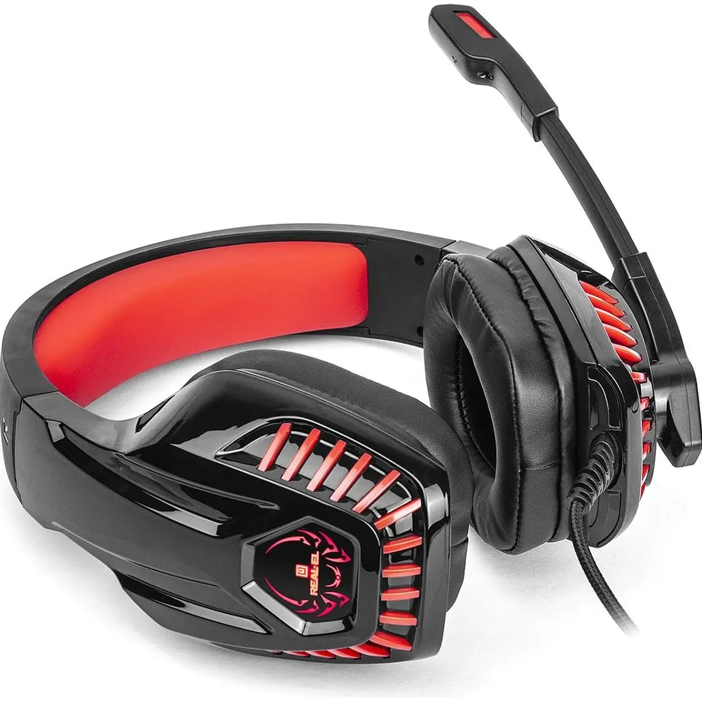 Ігрові навушники REAL-EL GDX-7650 Black/Red (EL124100043) [112560] - фото 6