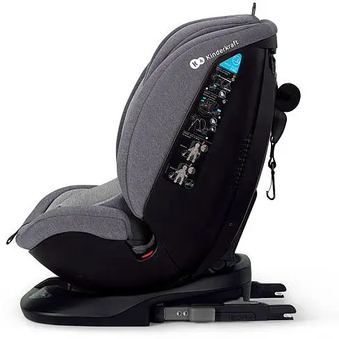 Автокресло Kinderkraft Xpedition 0-36 кг Isofix grey - фото 7
