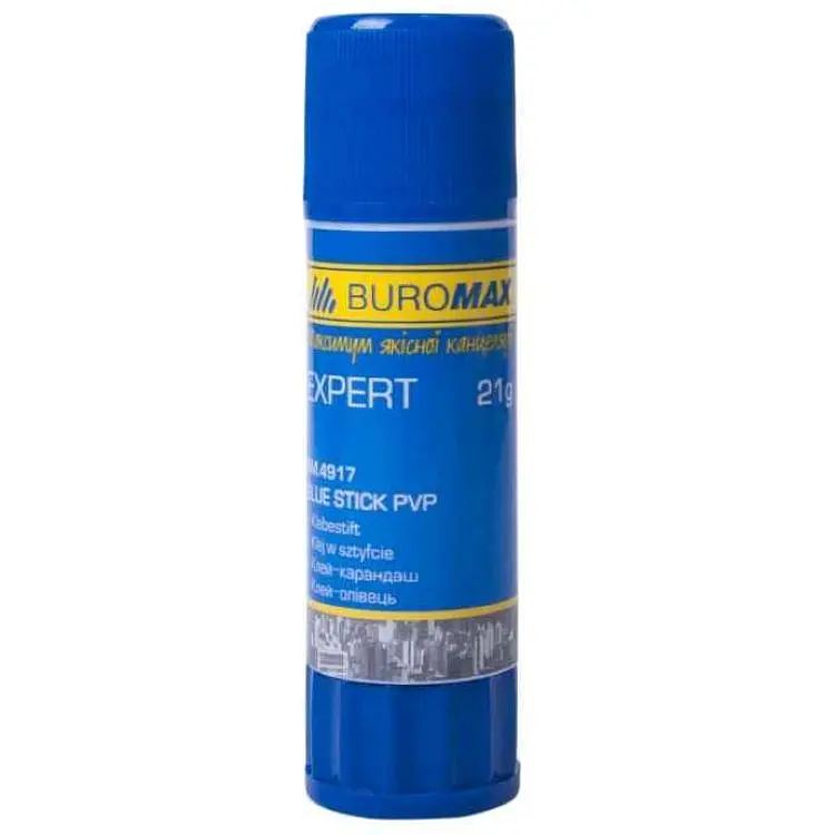 Клей-олiвець BUROMAX 21г, PVP BM.4917