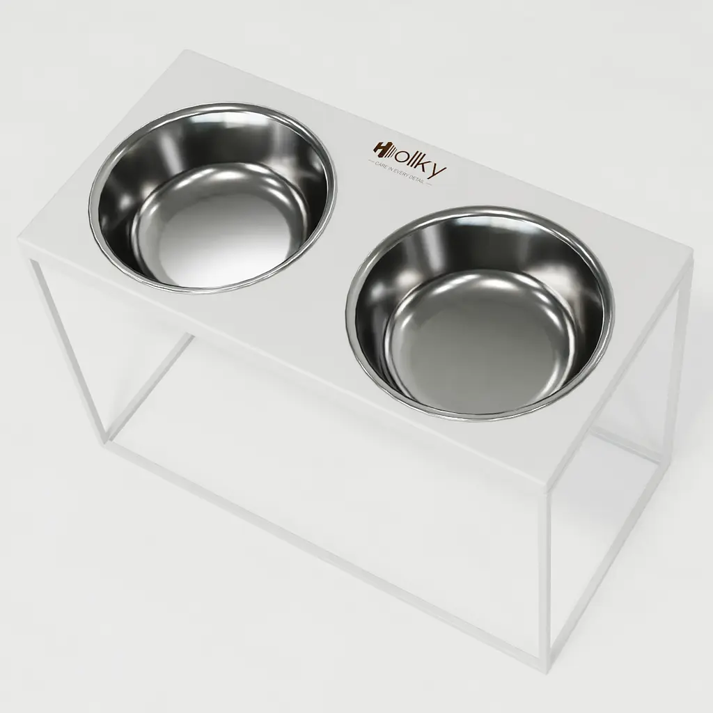Hollky Base XXL40 — миски на підставці для дуже великих собак (2 × 2,8 л) - фото 5
