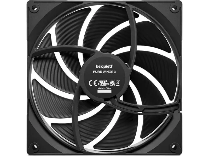Вентилятор Be quiet! Pure Wings 3 120mm PWM High-Speed 3-Pack Black (BL140) - фото 3