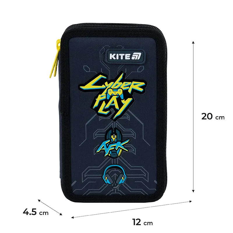 Пенал Kite Cyber синій (K25-623-4) - фото 3