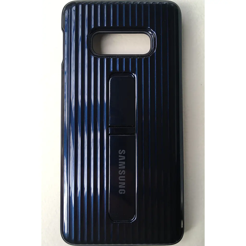 Оригінальний чохол із підставкою Protective Standing Cover для Samsung Galaxy S10e Blue Navy EF-RG970CLEGRU - фото 10