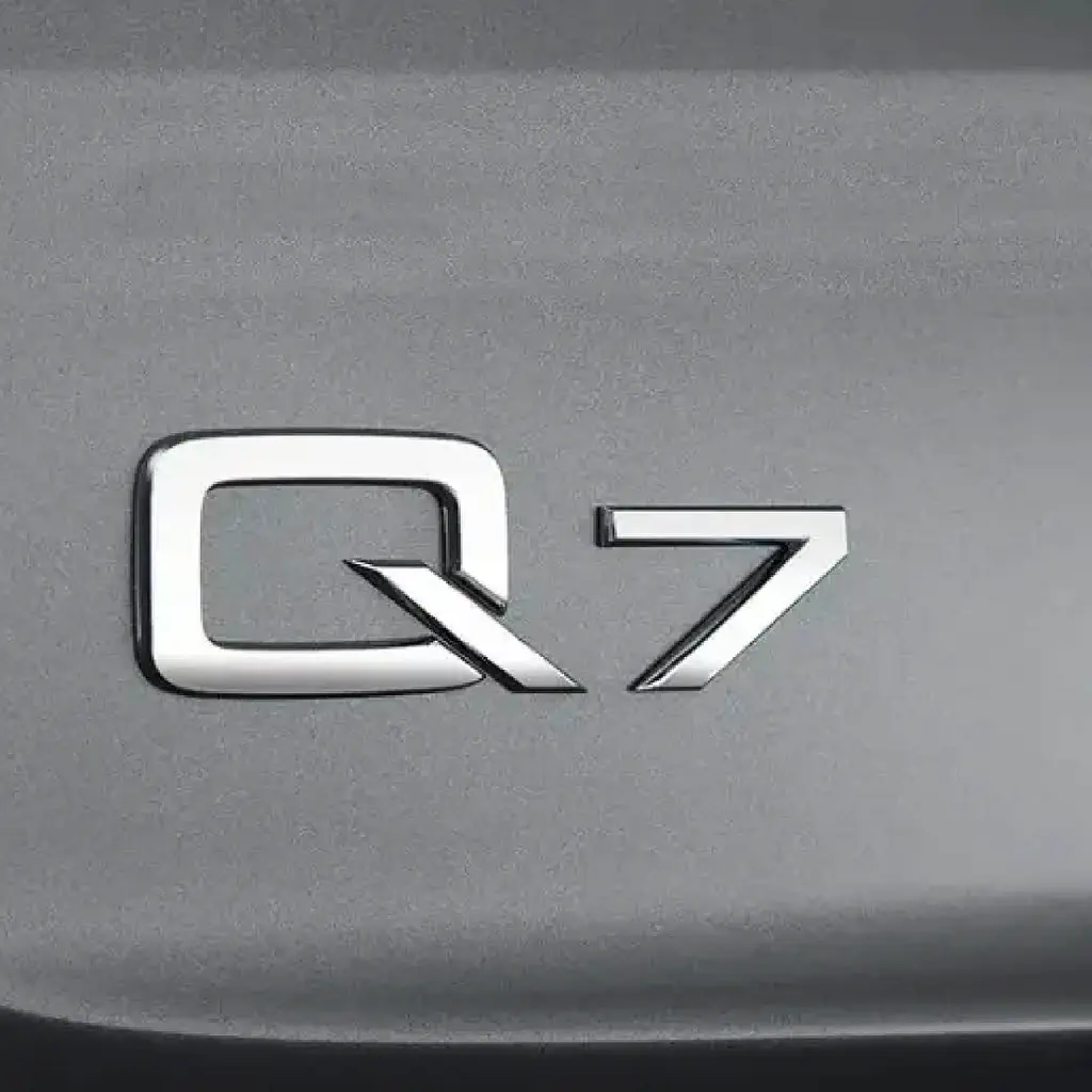 Емблема напис для Audi Q7 2012- 107х37 мм скотч (4L08537412ZZ) - фото 2