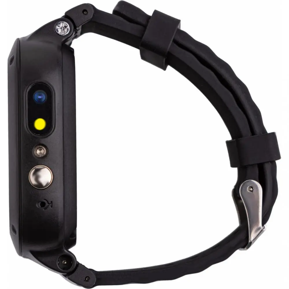 Дитячий розумний годинник Amigo GO004 Splashproof Camera+LED Black - фото 3