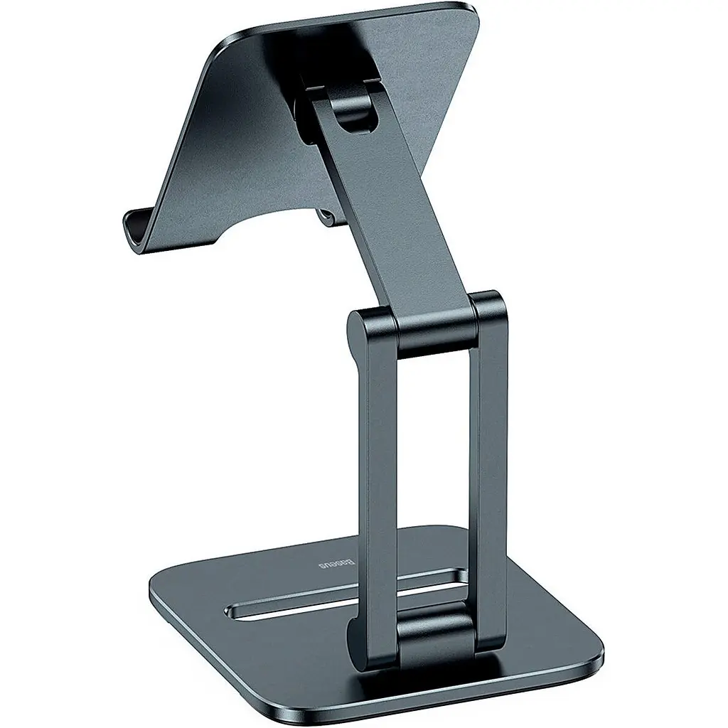 Підставка для смартфона Baseus Desktop Biaxial Foldable Metal Stand Gray (LUSZ000013) [134780] - фото 3