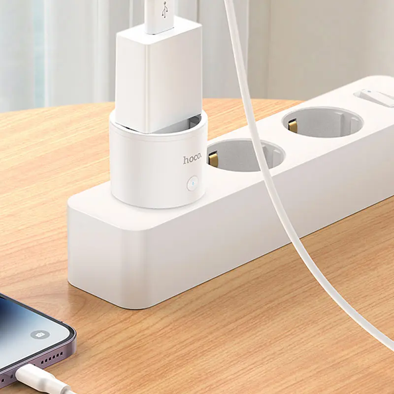 МЗП Hoco AC16 Veloz smart socket White - фото 8