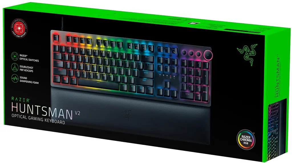 Клавіатура Razer Huntsman V2 Red Optical Switch [RZ03-03930700-R3R1] RU [68048] - фото 7