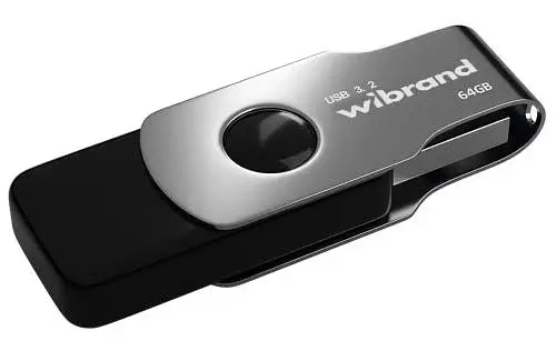 Флеш накопичувач USB 64Gb Wibrand Lizard, Black, USB 3.2 Gen 1 (WI3.2/LI64P9B) - фото 2