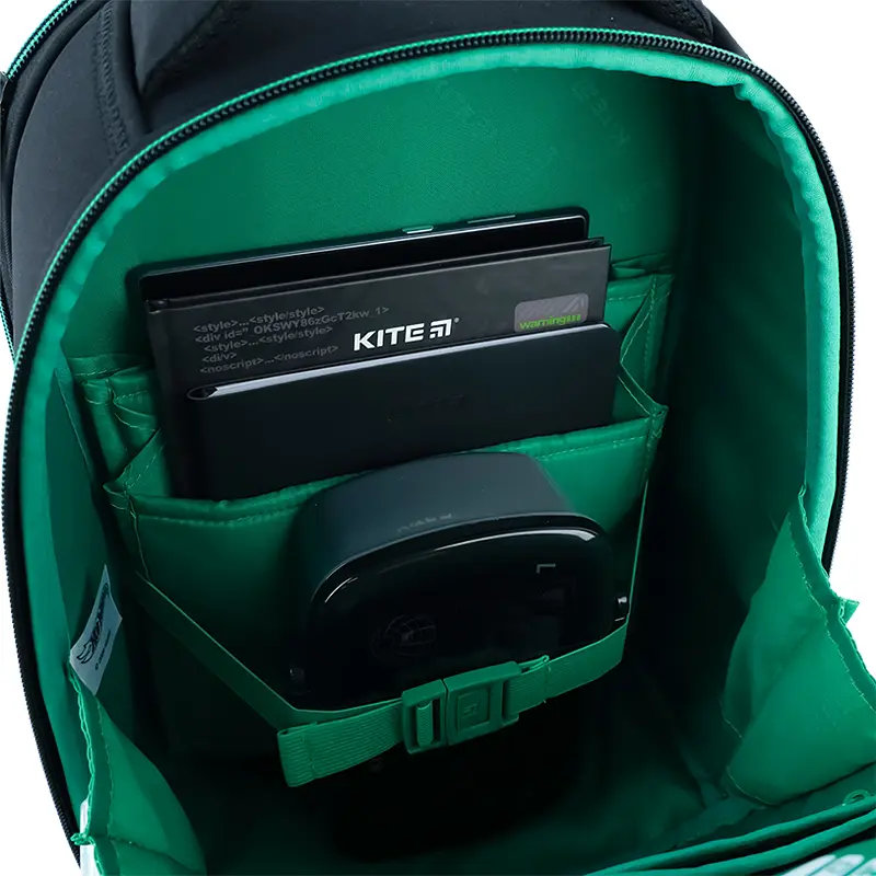 Рюкзак для початкової школи Kite Education каркасний 555 HW Чорний (HW26-555S) - фото 12