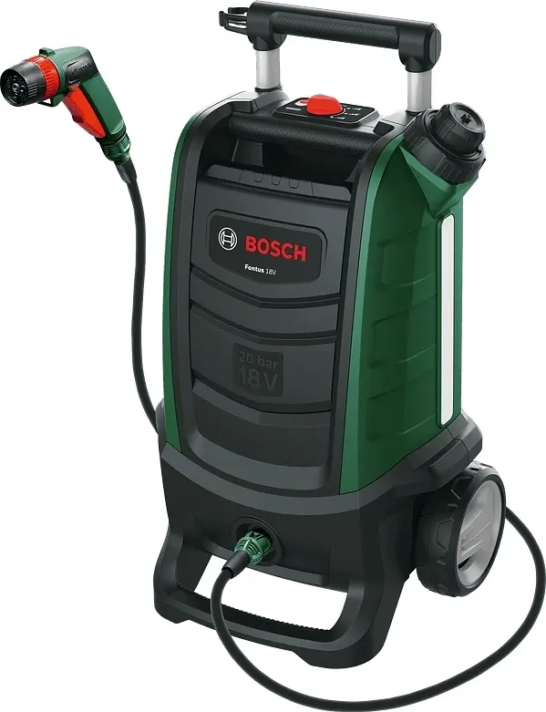 Мінімийка акумуляторна Fontus 18V 18В 20бар 386л/год 7.5кг без АКБ та ЗП Bosch teh0016626 - фото 2
