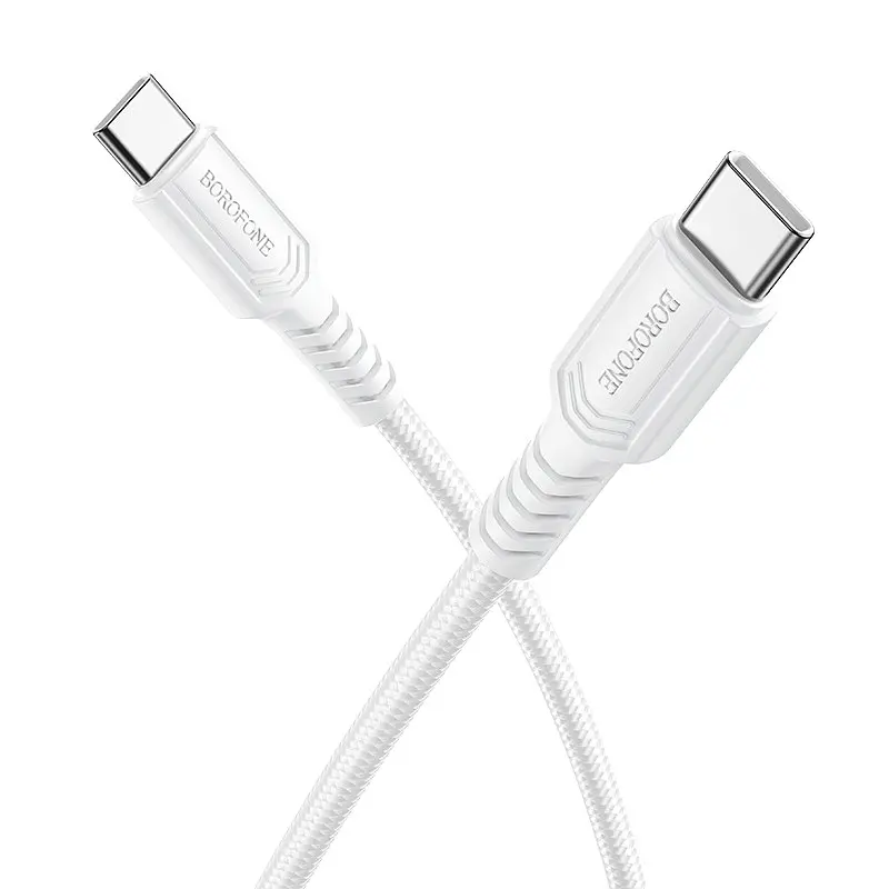 Кабель BOROFONE BX116 Certain 60W передача данных cable C to C Белый