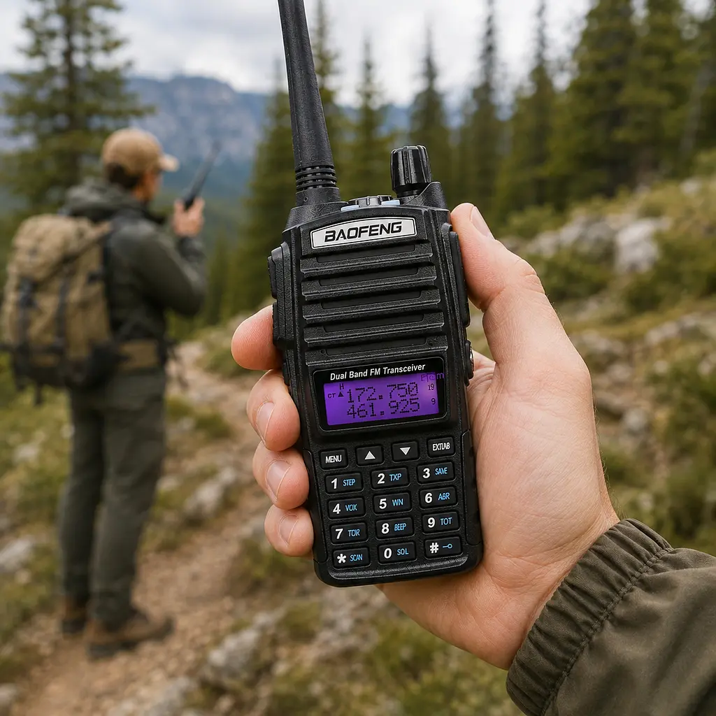 Двохдіапазонна рація Baofeng BF-UV82 VHF/UHF 8 Вт до 10 км + зарядна станція - фото 2