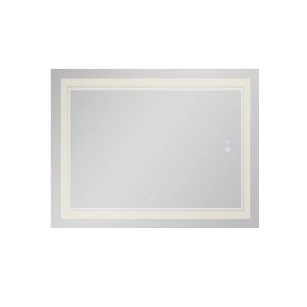 Дзеркало Qtap Cardinal 1000x800 з LED-підсвічуванням Touch, з антизапотіванням, з димером температури кольору (3000-6500K) QT0478C10080 - фото 6