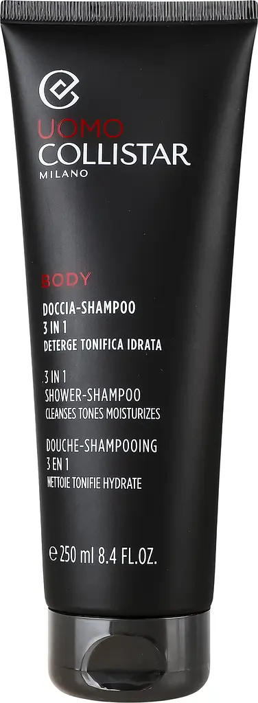 Шампунь-гель для душу Collistar Linea Uomo Doccia-shampoo 3 в 1 для чоловіків 250 мл - фото 6