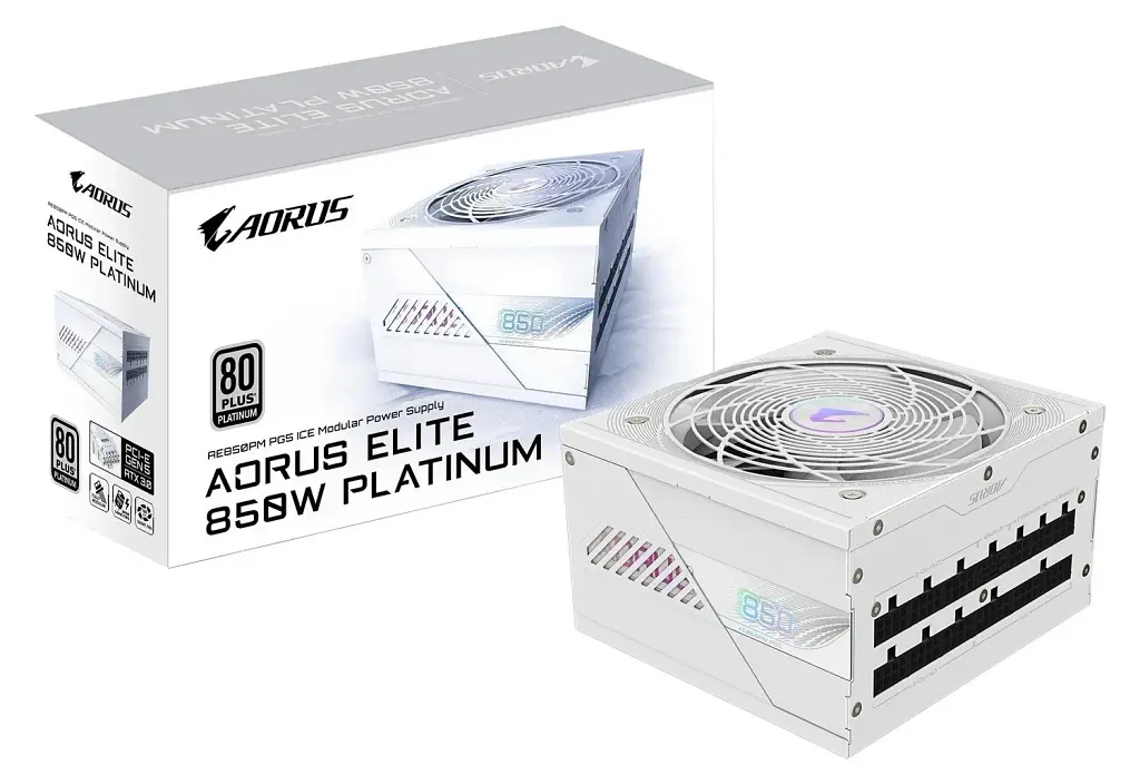 Блок живлення GIGABYTE 850W (GP-AE850PM PG5 ICE) - фото 7