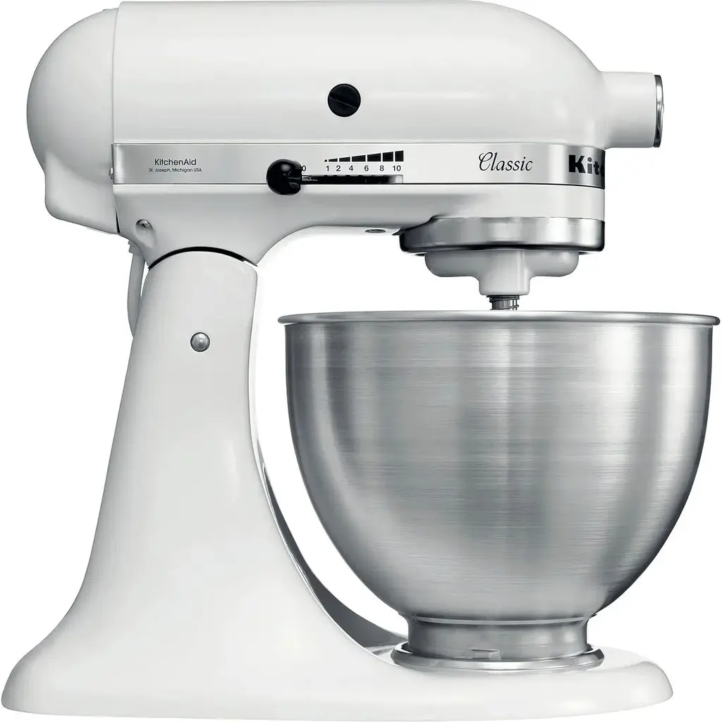 Планетарный миксер KitchenAid Classic 5K45SSEWH White [126225] - фото 6