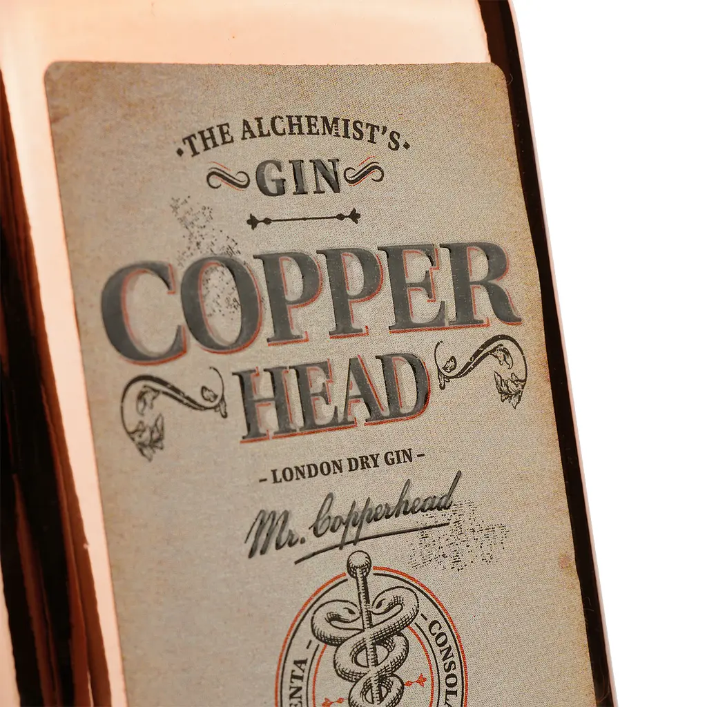Джин Copperhead London Dry 40% 0.5 л - фото 4