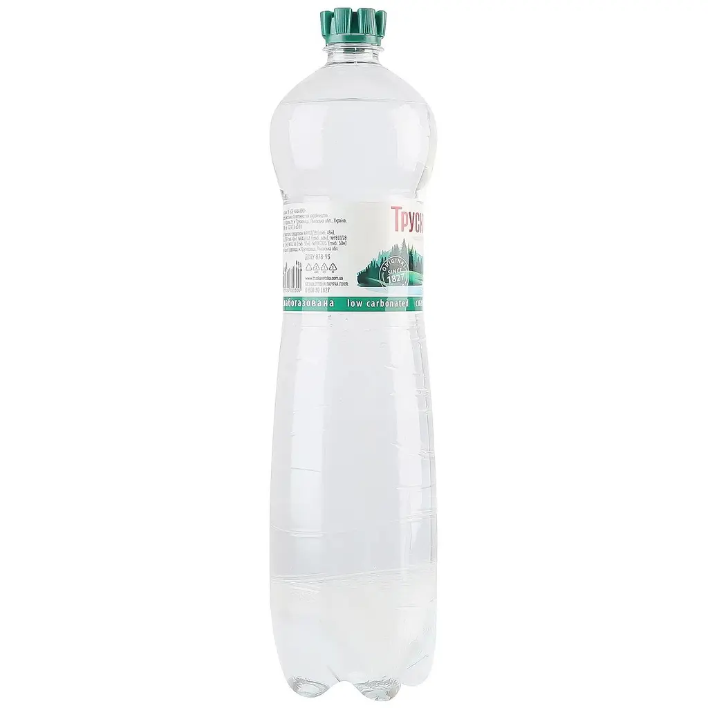 Мінеральна вода Трускавецька слабогазована 1.5 л - фото 2