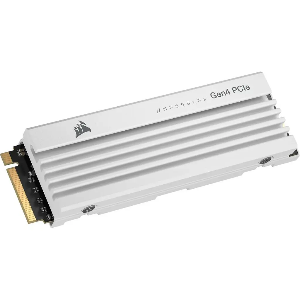 SSD накопичувач Corsair MP600 Pro LPX 1TB with Heatsink White [CSSD-F1000GBMP600PLPW] [142624] - фото 2
