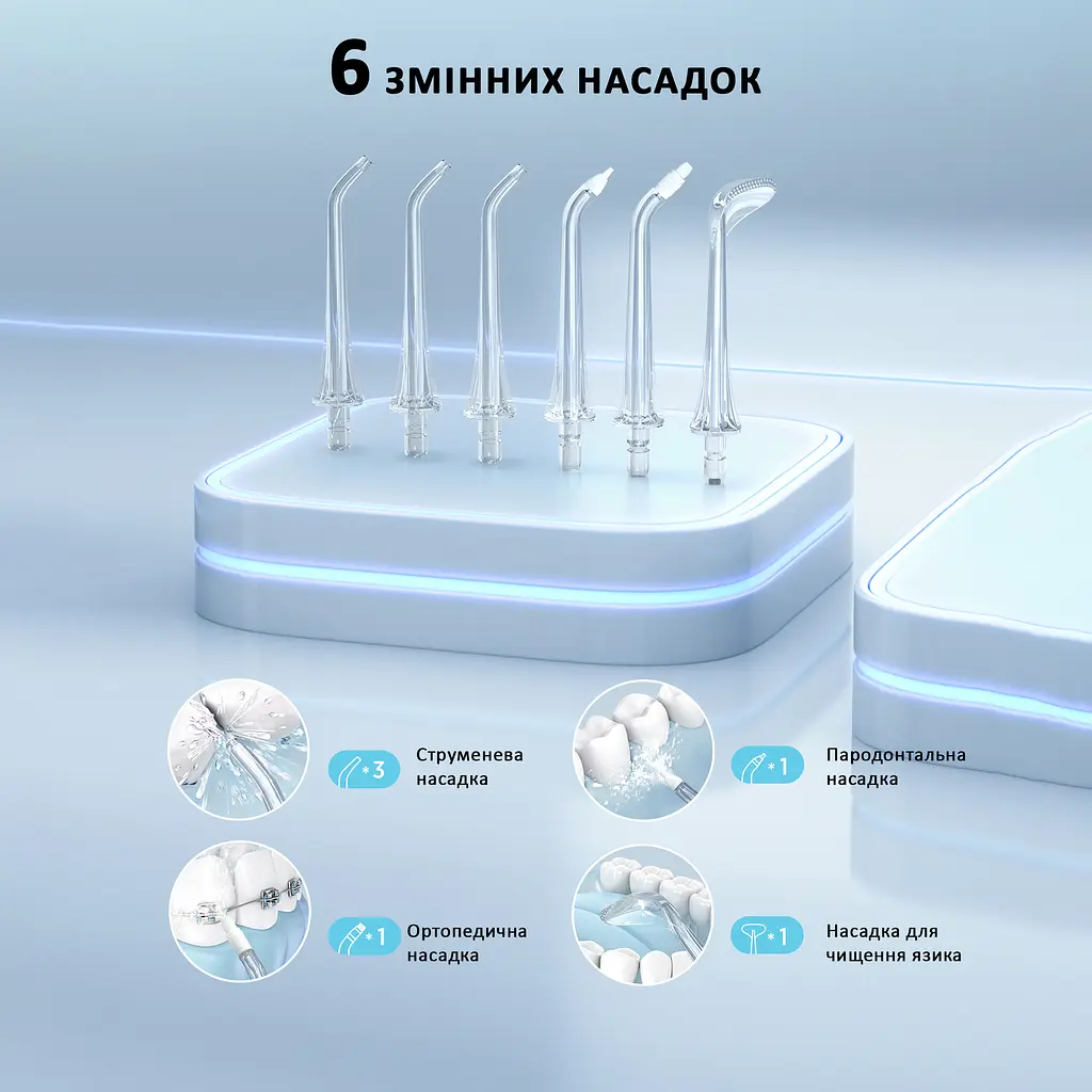 Іригатор FairyWill F30 Black - фото 7