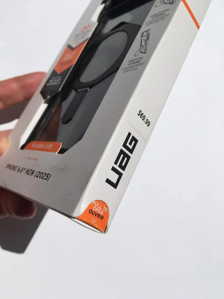 Оригінальний протиударний чохол для iPhone AIR UAG Plasma XTE MagSafe Black 114525114034 з підставкою - фото 3